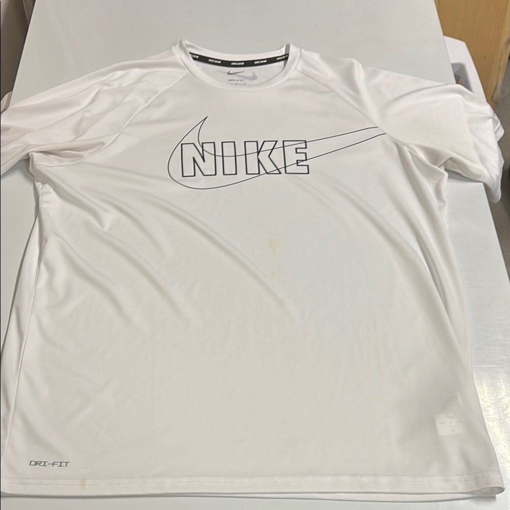 Nike Men's White Dri-FIT Shirt